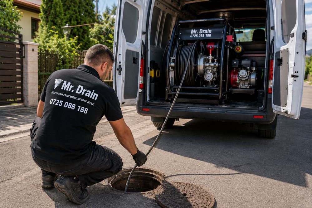 Desfundare Canalizare Bragadiru Ilfov | Desfundare cu Presiune | Inspecție Video | Desfundare Țevi cu Șarpe Electric | Non Stop