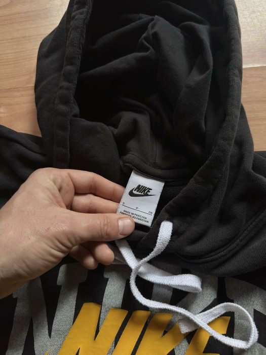 Hanorac hoodie sweatshirt bluza Nike Varsity 1972 retro black cotton