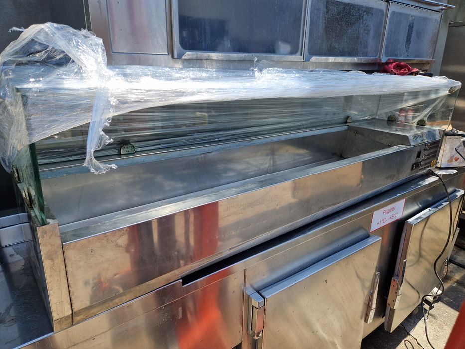 Frigider 1, 2 usi, dulap cald inox,  restaurant sau fast food