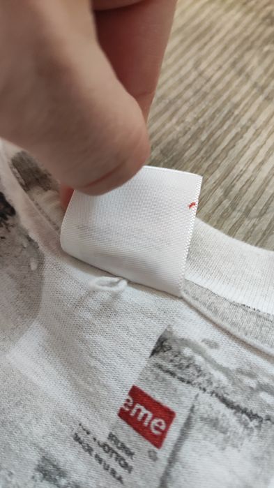 Supreme x MM6 Maison Margiela box logo T-shirt L size