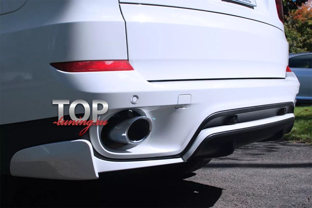 Губа диффузор BMW X5 E70 LCI рестайлинг