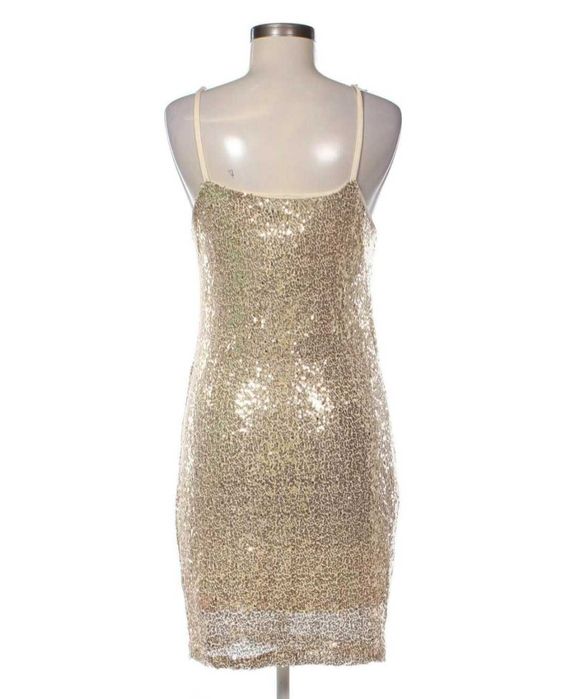 Л М ХЛ  Златна рокля с пайети златиста рокля черна рокля