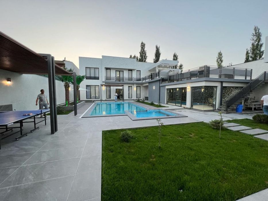 Дача в Чарваке с зимним бассейном без маклер (HI-tech) дача аренда