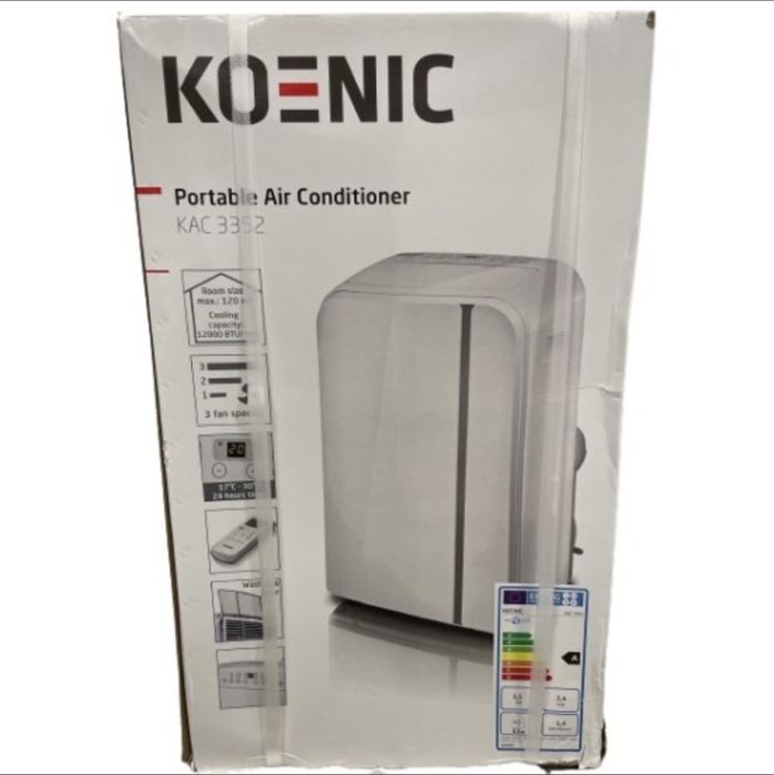 Aer condiționat mobil Koenic KAC 3352 – 12 000 BTU – Ca nou, la cutie