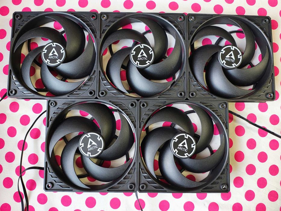 5 x Cooler Ventilator 120 mm ARCTIC AC P12 PWM PST