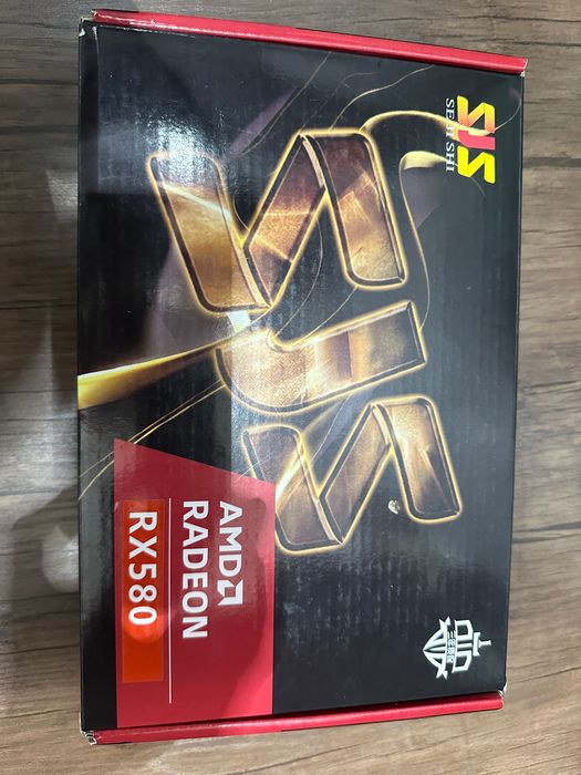 (Почти НОВАЯ) RX 580 8gb SIS, фулл комплект