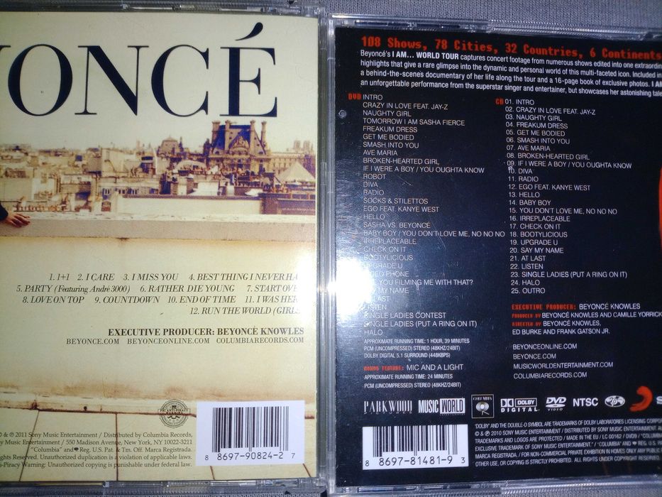CD дискове на Beyonce