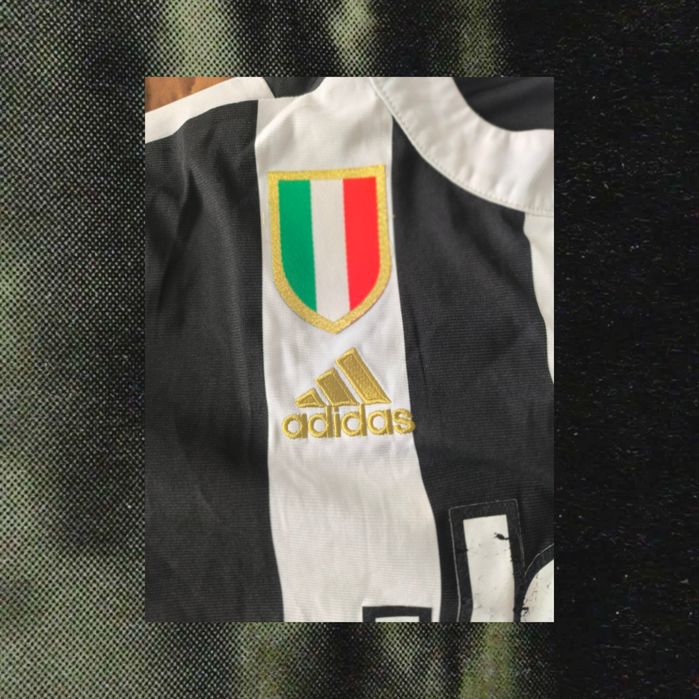 Juventus 2017-2018 Home Kit Adidas Футболна Тениска С Яка