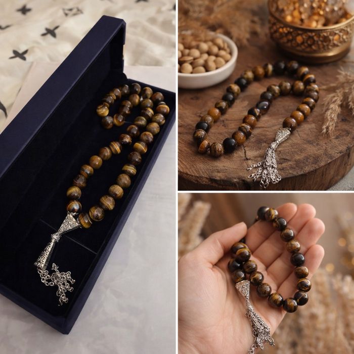 Тасбех четки, тош йулбарс кузи, тигровый глаз, tiger eye