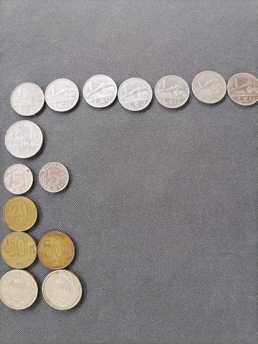 Vand Monede de Colectie 1943-1995-1Leu,3Lei,5Lei,20Lei,50Lei,100Lei‼️