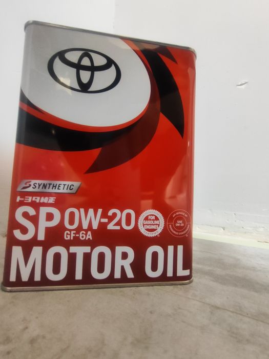Синтетическое моторное масло Toyota Motor Oil GF-6A 0W-20