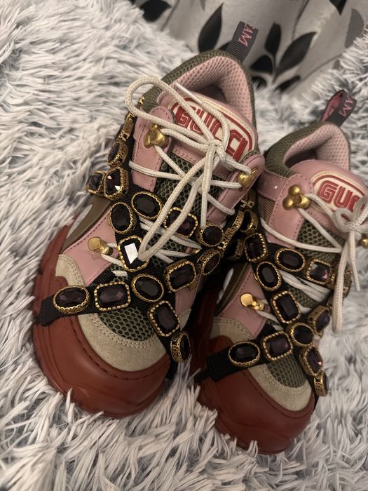 Adidasi gucci flashtrek