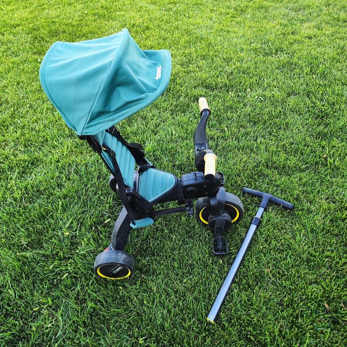 Tricicleta pliabila copii Doona Liki Trike S5 Deluxe verde