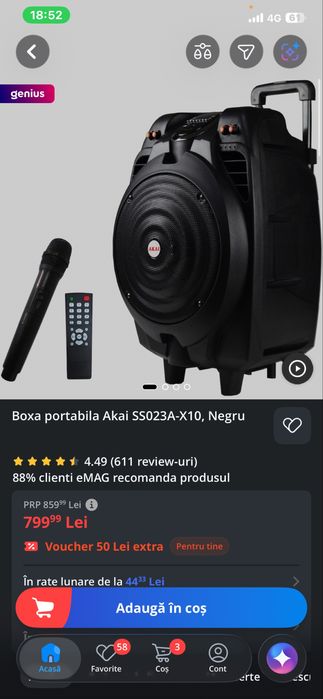 Vand boxa akai