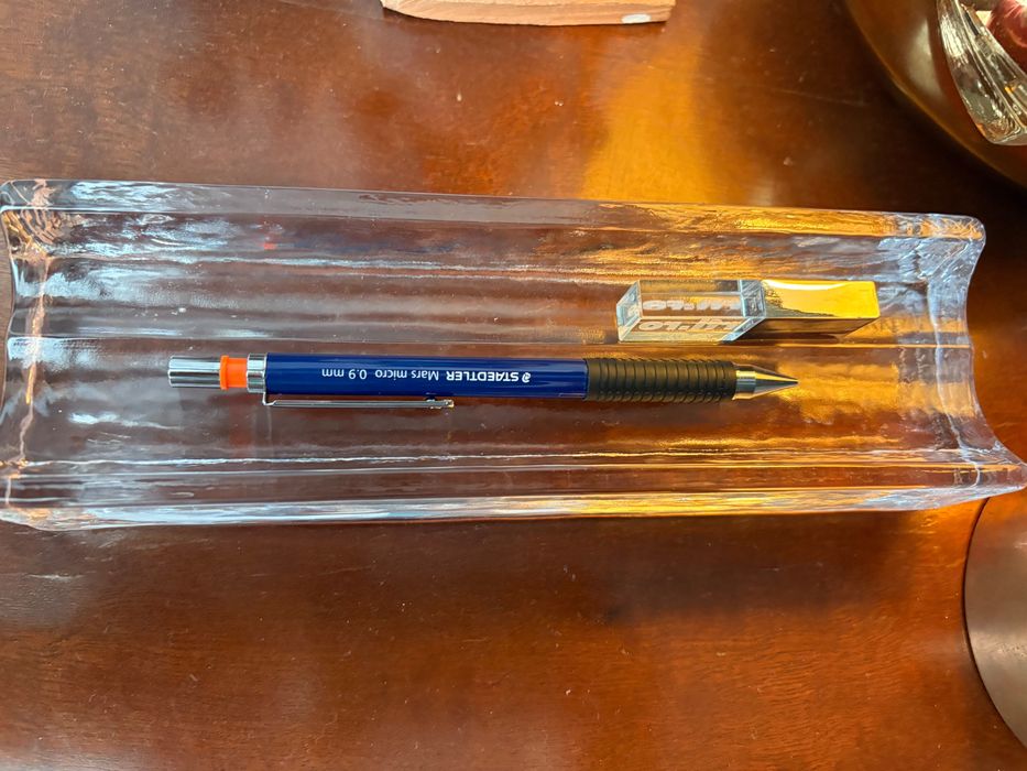 Suport pixuri/creioane Lindshammar ICEGLAS semnat Christen Sjögren