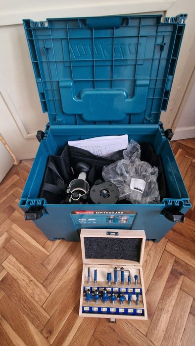 Акумулаторна челна оберфреза Makita DRT50ZJX2
