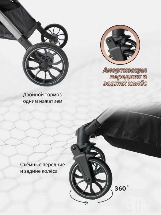 Легкая маневранная прогулочная коляска чемодан  Коляска в самолёт