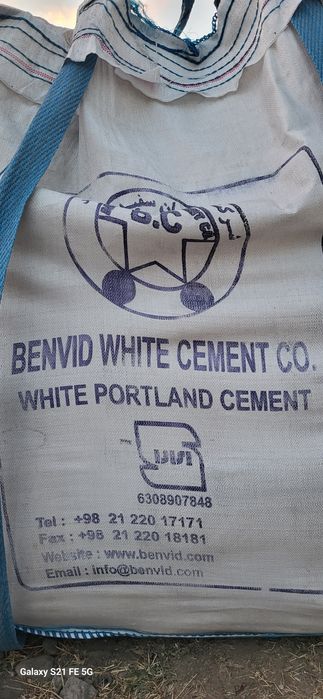 Белый цемент Бенвид