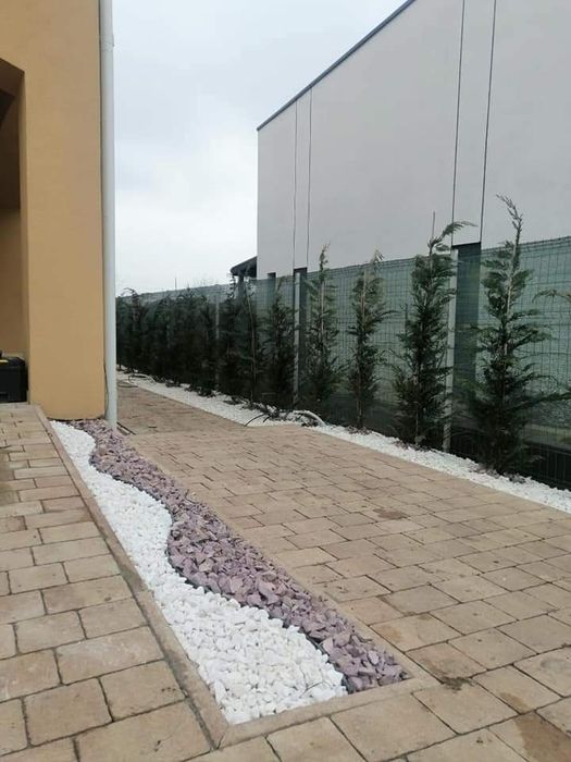 Piatra decorativă marmură albă sau rosie