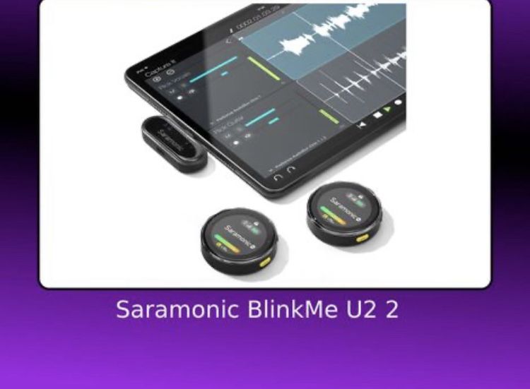 Saramonic blink me U2.Универсал петличный микрафон Lark M2