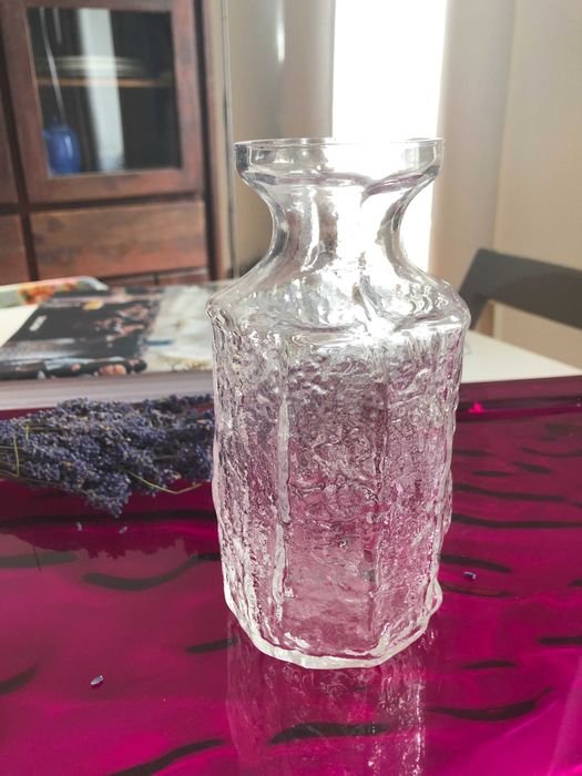 Iittala of Finland vase sticla decoratiune designer Timo Sarpaneva