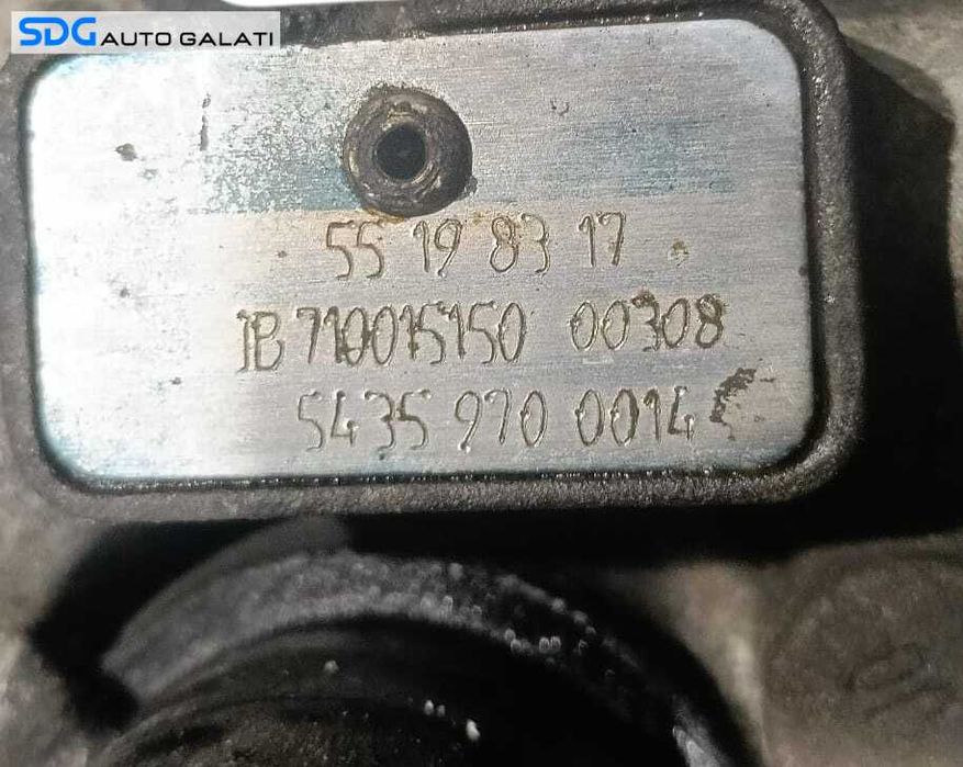 Turbo Turbina Turbosuflanta Fiat Doblo 1.3 D Multijet 2005 - 2023 Cod 55198317 54359700014 [M9299]