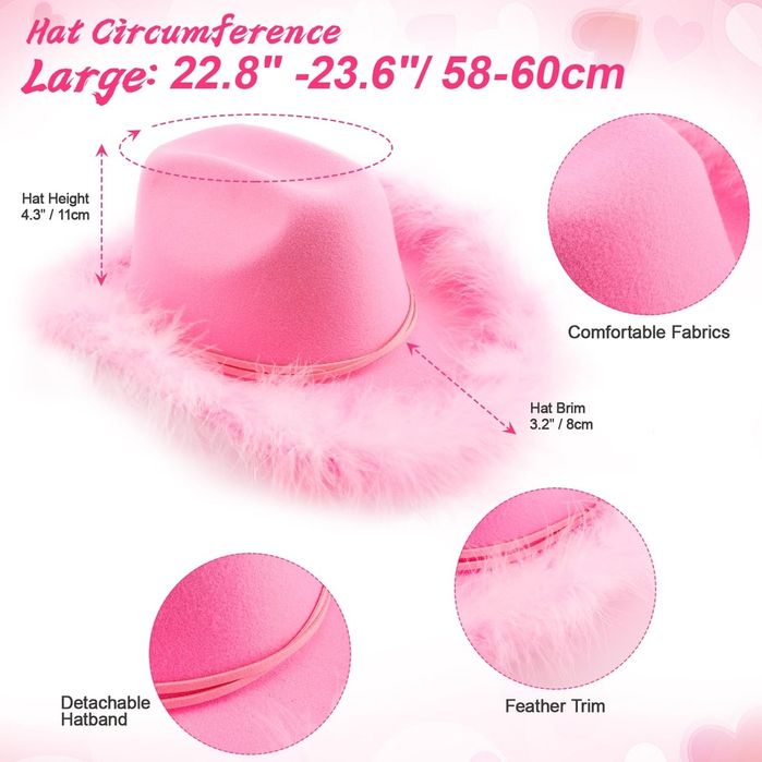 Pălărie cowboy dama, noua