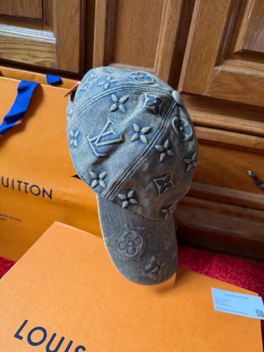 Sapca originala Louis Vuitton Monogram Washed Denim