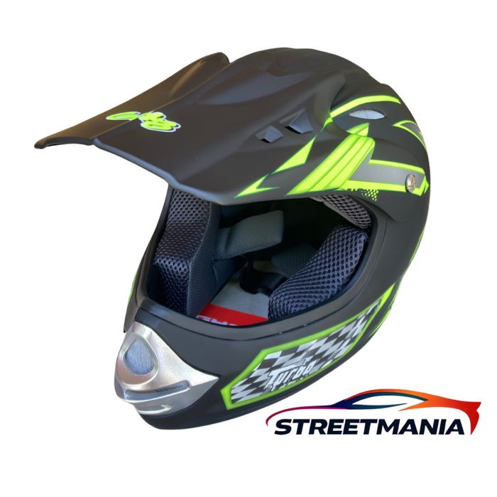 Нова Детска Кросова Каска С / каска Крос Мотор S