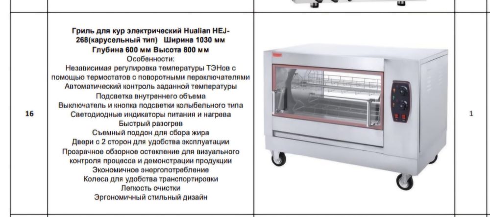 Гриль для кур + стол (грильница)