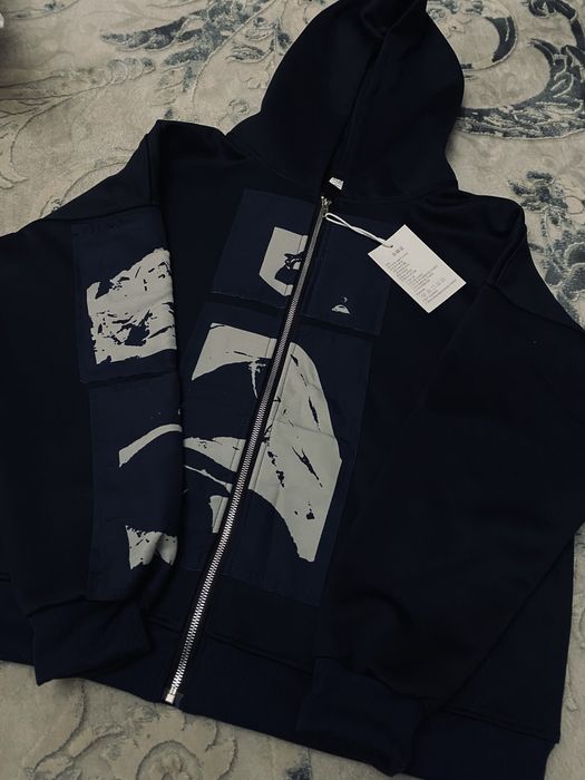 ERD кофта синяя зипка