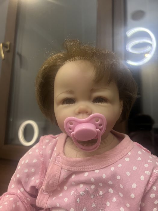 кукла реборн с волосами