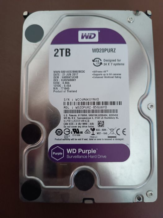 HDD 2 TB WD Surveillance