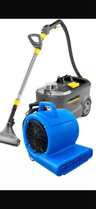 Профессиональный пысесос для химчистки Karcher puzzi 10/1 + сушка