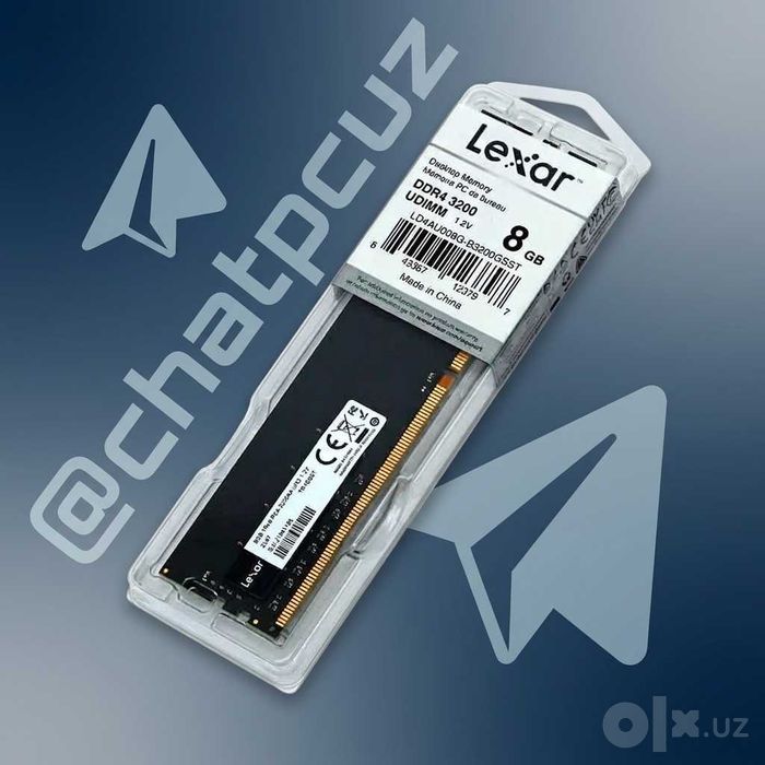 Lexar 8GB DDR4 3200MHz Tezkor Xotira (RAM)