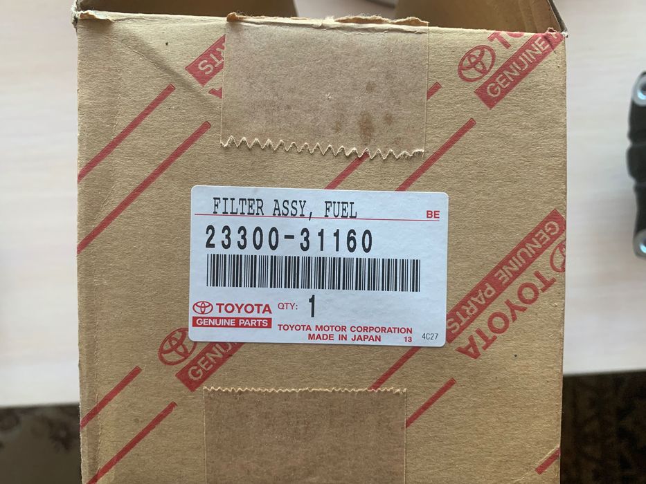 Топливный фильтр на TOYOTA