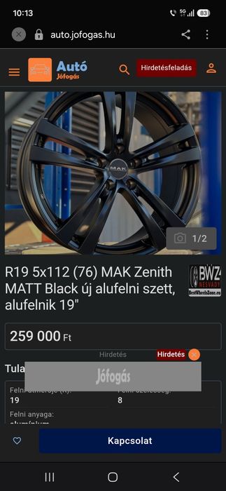 Jannte MAK R19-5x112