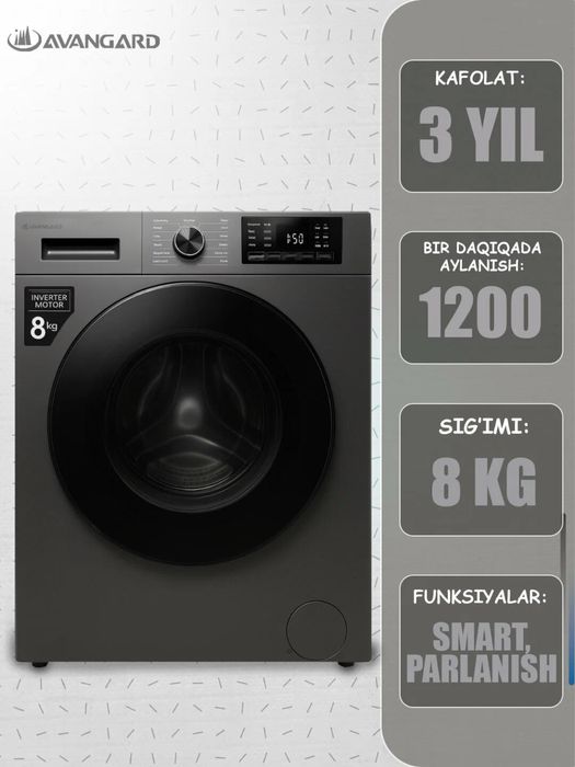 Стиральная машина AVANGARD Kir moshina 10 Kg оптом и разница