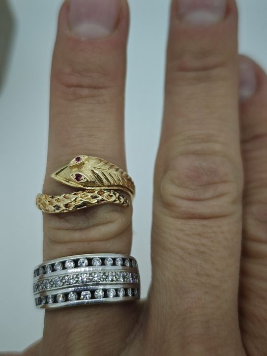 Inel șarpe aur 18k 4.93gr (r)
