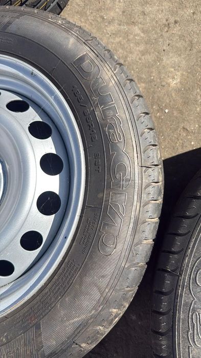 set 4 jante anvelope + jante dacia logan rezerve 185/65/r15