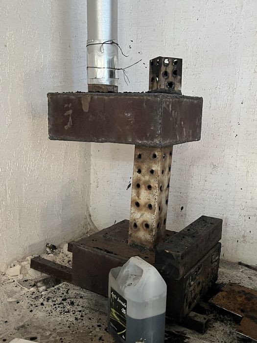 Газ пеш,отработка пеш масла