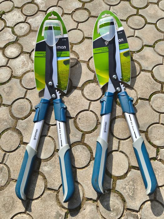 Foarfecă telescopică tuns gard viu Grunman GH-4195 nouă