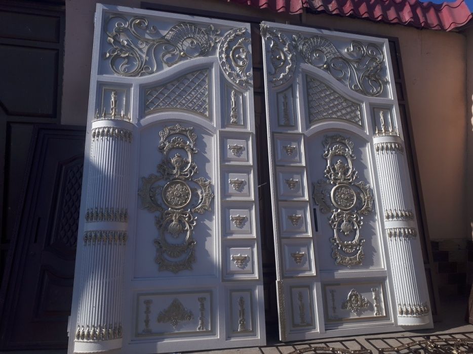 Ворота решетки перила навес качели всё изделия из железа