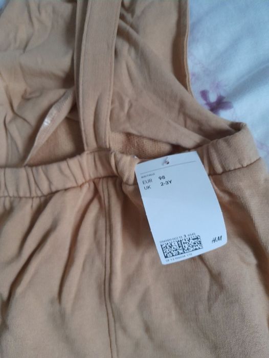 set haine 2 salopete h&m 98 2 3 ani băiat băiețel noi eticheta