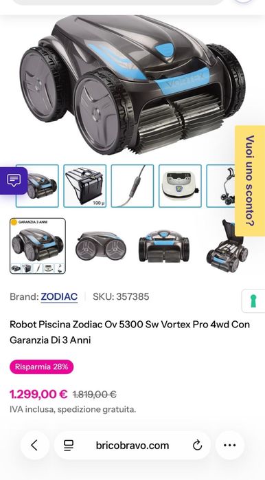 Robot pentru piscina