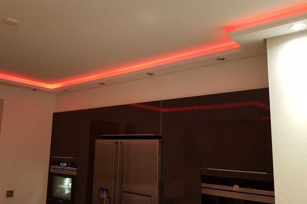 Scafe decorative polistiren scafa decorativa banda led spot cod LS 4