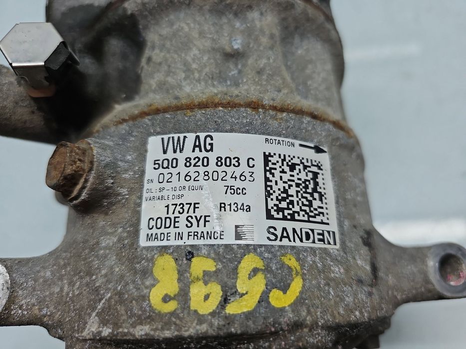 Compresor clima Skoda Octavia 3 (5E3) [Fabr 2012-2020] 5Q0820803C 1.2