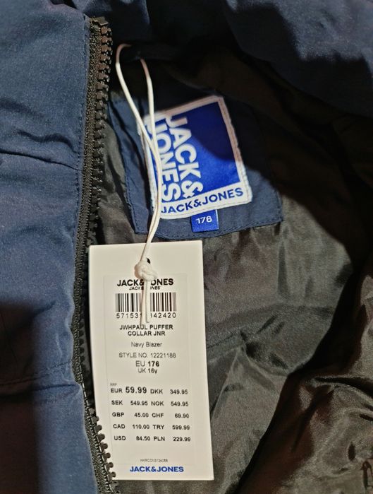 Jack and jones geaca copii 16ani