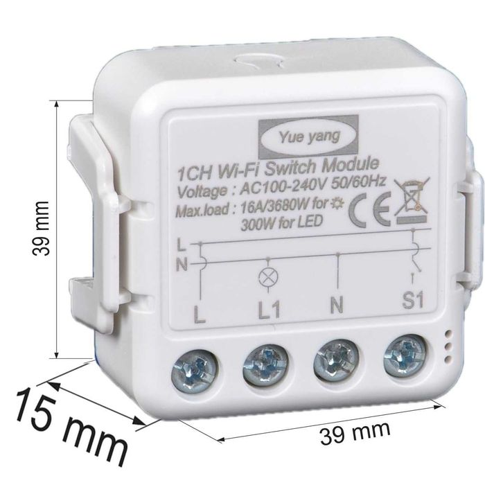 WiFi интелигентен модул за превключване на осветление