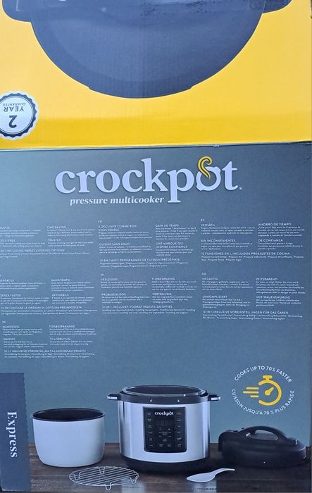 Crockpot pressure multicooker express 5,6 litri (air fryer)